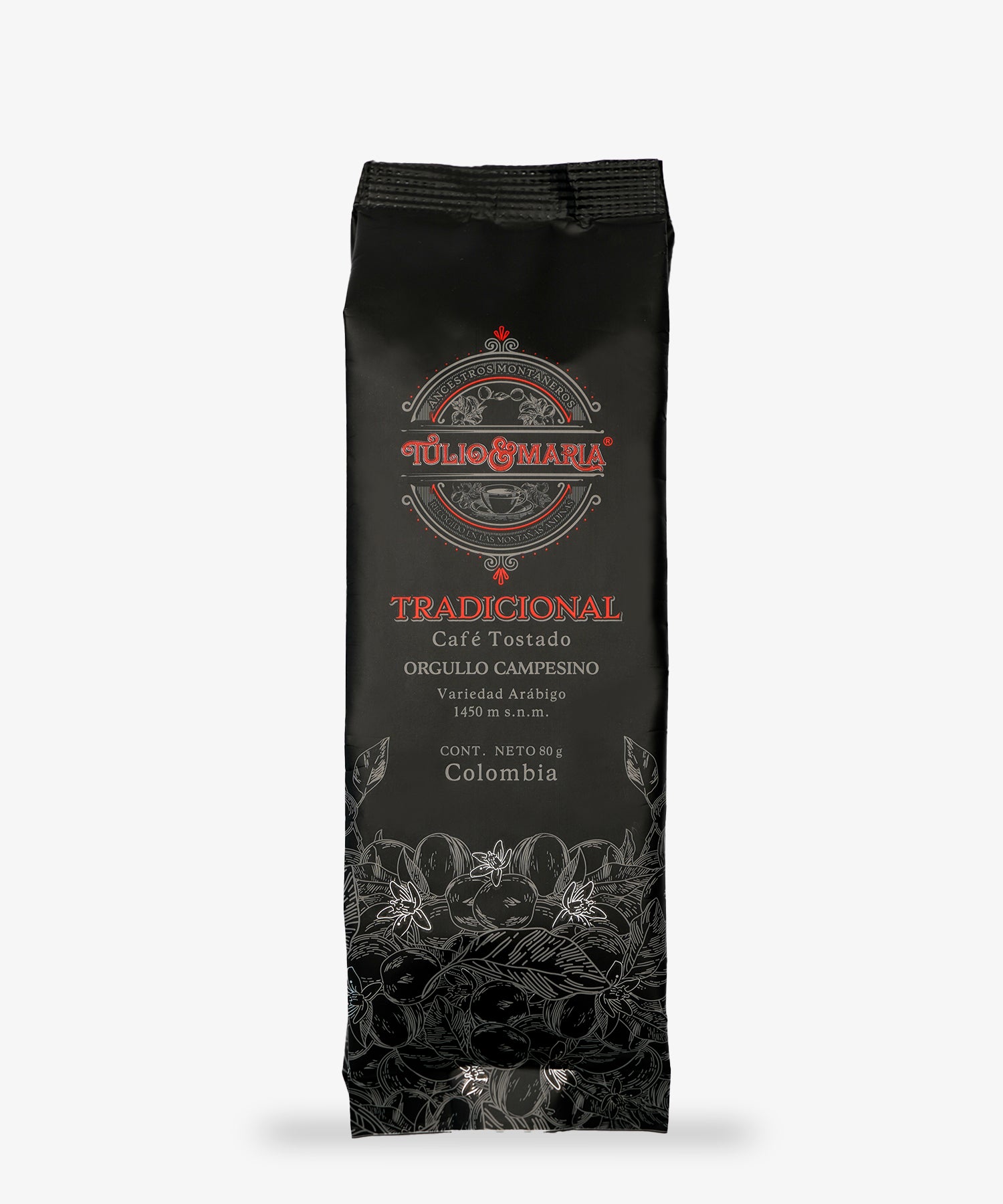 Café Tulio y María Tradicional 80 gr