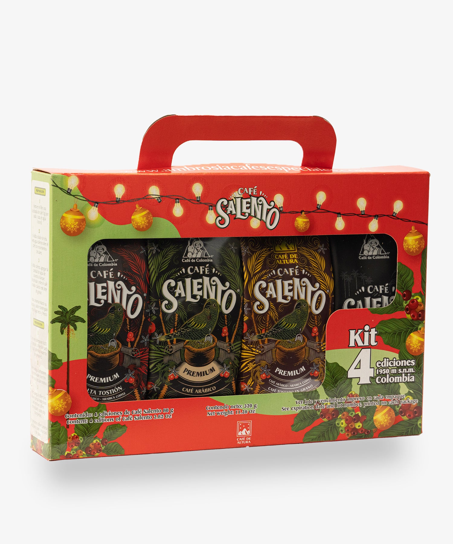 Kit de Café Salento (4 unds) Versión Navideña
