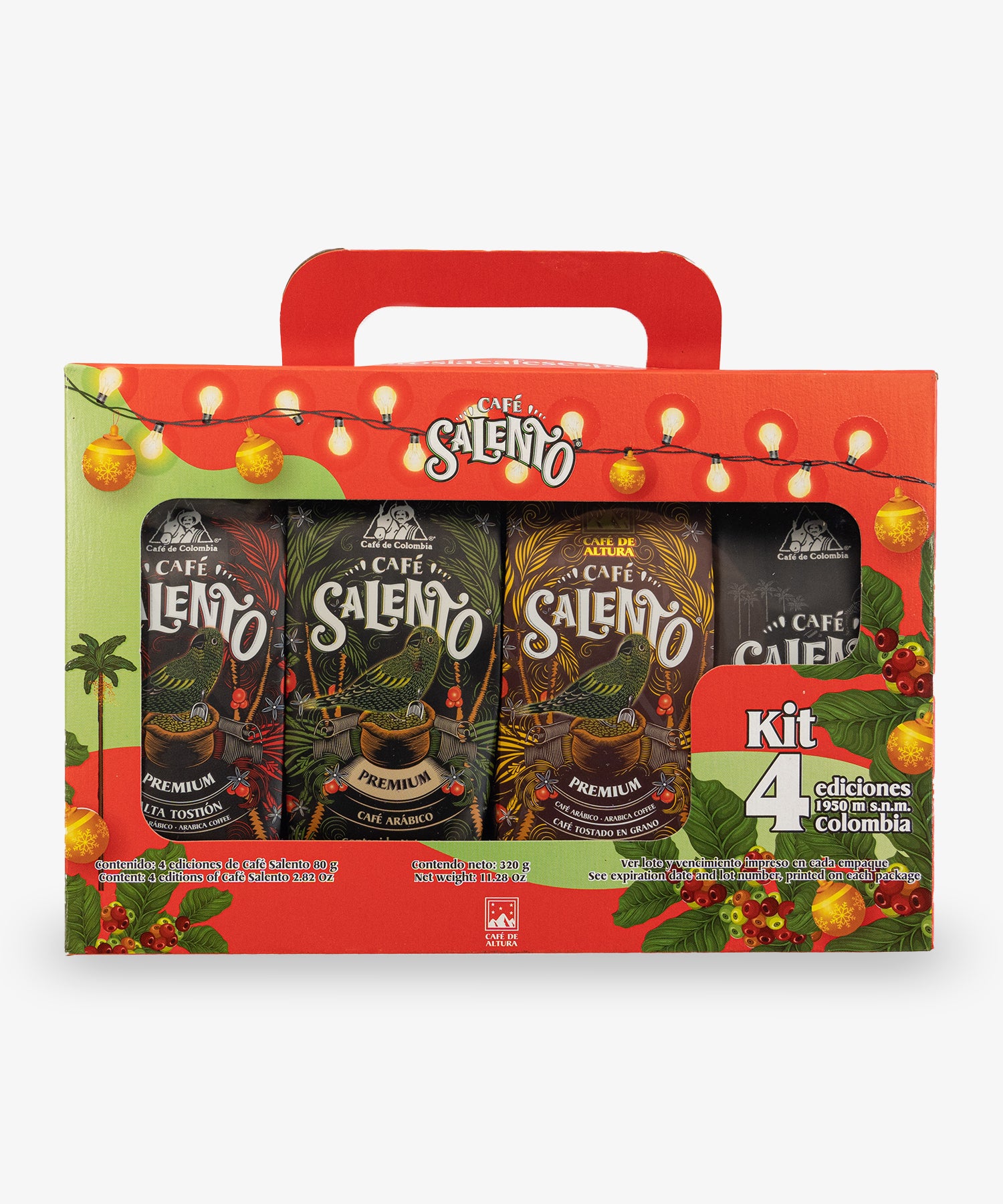 Kit de Café Salento (4 unds) Versión Navideña