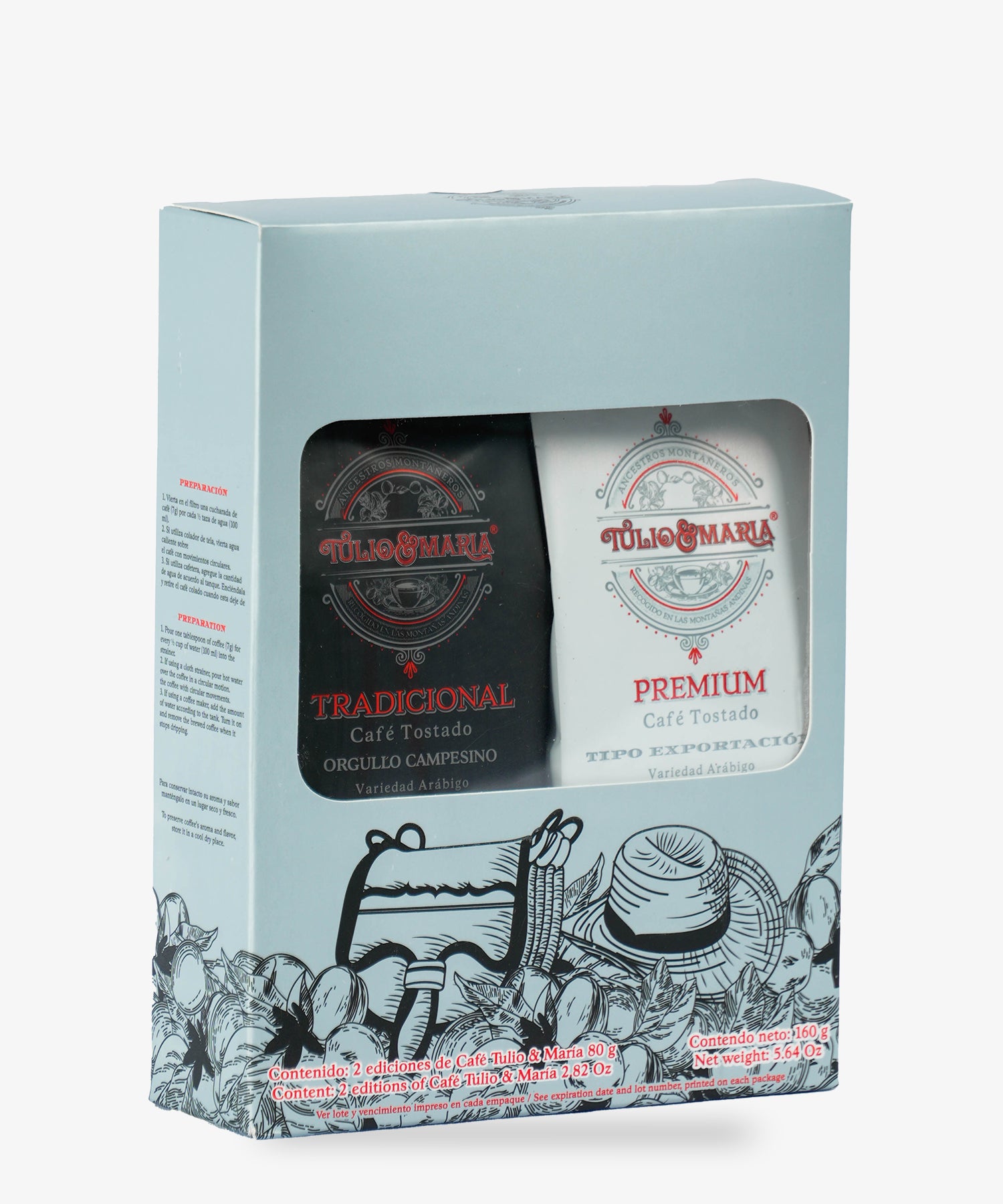 Kit de Café Tulio y Maria (2 unds)