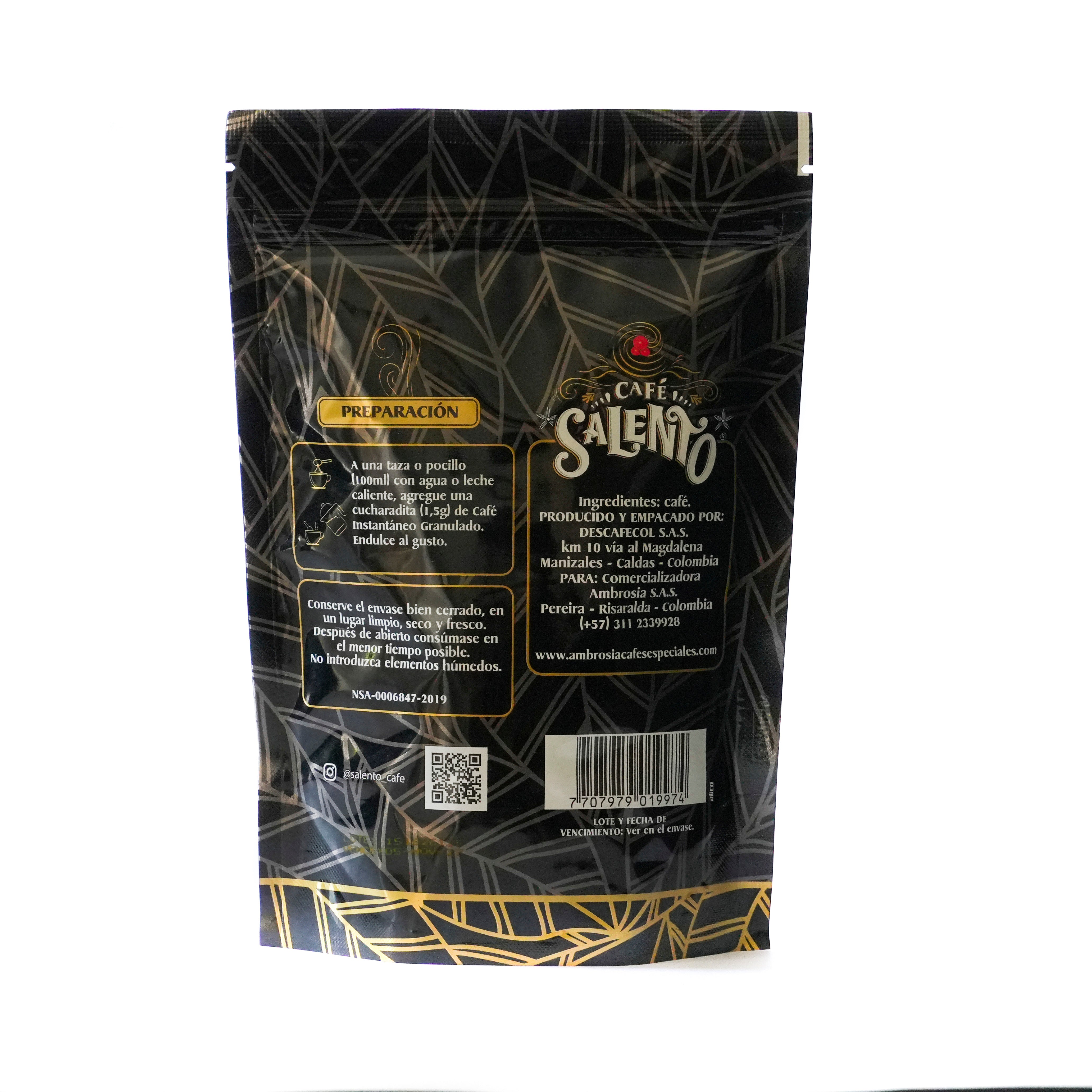 Doypack de café instantáneo x 150 gr