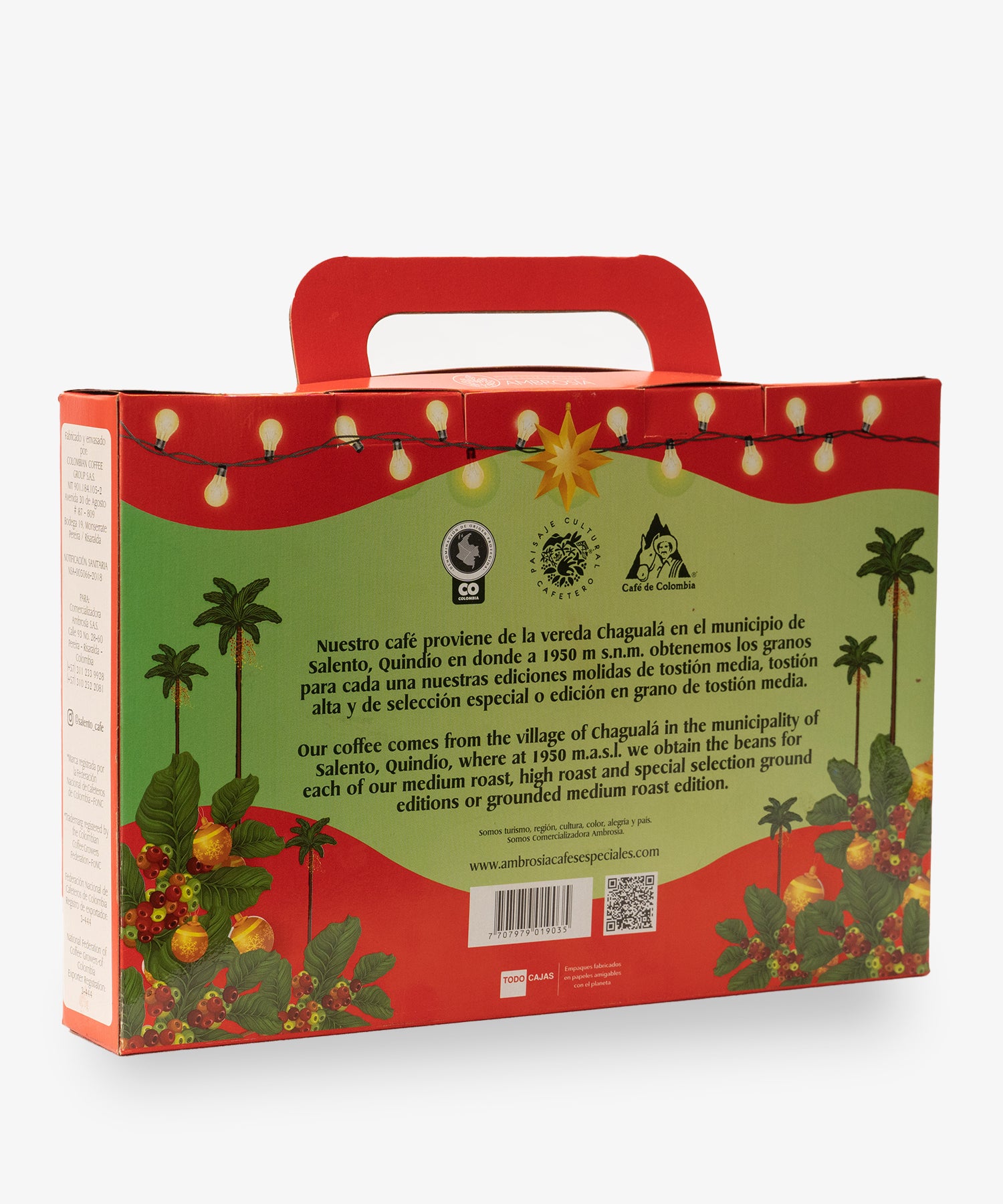 Kit de Café Salento (4 unds) Versión Navideña